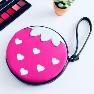 Betsey Johnson strawberry coin purse.